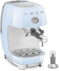 Ріжкова кавоварка Smeg Style Aesthetic Pastel Blue Glossy Finishing (ECF03PBEU)