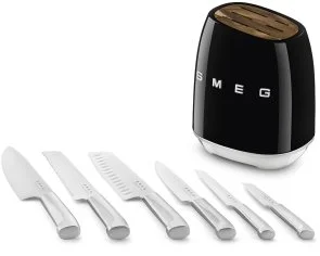 Фото: Набір ножів Smeg Retro Style 6pcs Black (KBSF02BL) № 6 | KTC