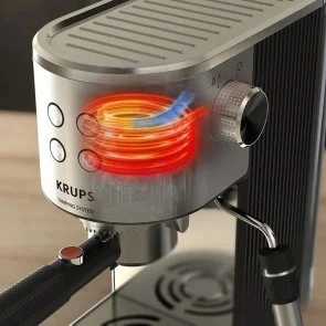 Фото: Ріжкова кавоварка KRUPS Virtuoso+ Tamping System (XP499EE0) № 5 | KTC