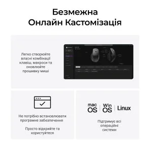 Фото: Миша Keychron M6S PixArt PAW3311 Black (M6S-A72) № 10 | KTC