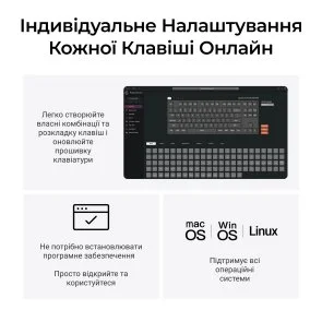 Фото: Клавіатура Keychron C3 Max Super Red Switch RGB Black (C3M-H1-UA) № 9 | KTC