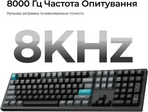Фото: Клавіатура Keychron Q6 Ultra Keychron Red Switch RGB Black (Q6U-M1-UA) № 10 | KTC