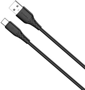 Фото: Кабель ColorWay textured PVC 3A AM / Type-C 1m Black (CW-CBUC094-BK) № 2 | KTC