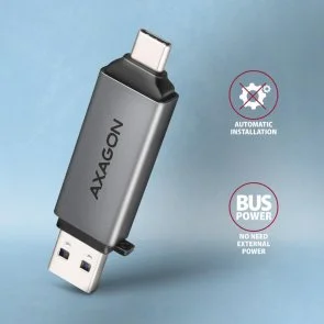 Фото: Кардрідер Axagon CRE-DAC SuperSpeed USB-C/USB-A № 6 | KTC