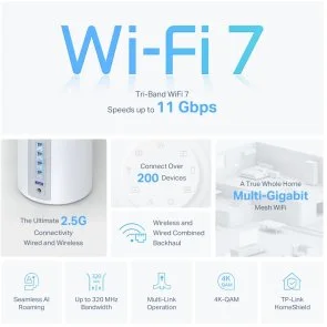 Фото: Wi-Fi система TP-Link Deco BE65 (Deco BE65(3-pack)) № 5 | KTC