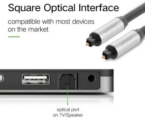 Кабель UGREEN AV108 Toslink M / Toslink M 1.5m Black (10542)