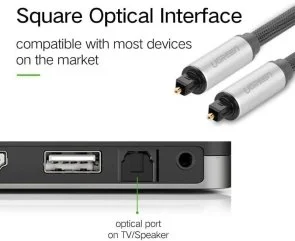 Фото: Кабель UGREEN AV108 Toslink M / Toslink M 3m Black (10541) № 4 | KTC