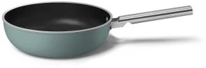 Фото: Сковорода Smeg 50S Retro Style WOK 30cm Emerald Green Matte (WOF3002EGM) № 3 | KTC