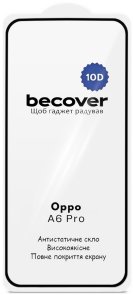 Захисне скло BeCover 10D for Oppo A6 Pro - Black (715716)