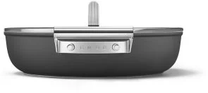 Фото: Сковорода Smeg 50S Retro Style 28cm Black Matte (DPF2812BLM) № 4 | KTC