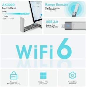 Фото: Wi-Fi адаптер TP-Link Archer TX50UH № 7 | KTC