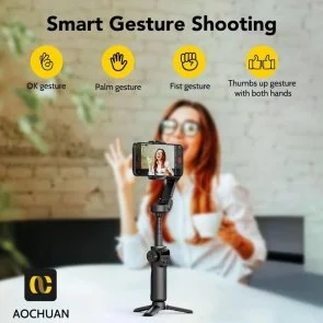 Фото: Стедікам AOCHUAN Professional Gimbal Stabilizer for Smartphone SMART X2 Black (SmartX2) № 9 | KTC