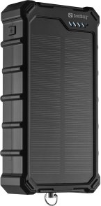 Батарея універсальна Sandberg Solar Powerbank CampLED 20000mAh 22.5W Black (421-24)