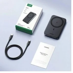 Фото: Батарея універсальна UGREEN Magnetic Wireless PB561 10000mAh 20W Black (25919) № 6 | KTC