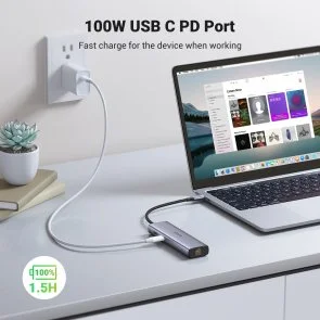 Фото: USB-хаб UGREEN CM512 Gray (90568) № 5 | KTC