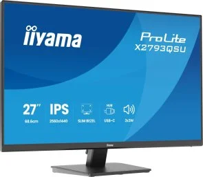 Фото: Монітор iiyama X2793QSU-B1 Black - 27" IPS / 2560×1440 / 75 Гц / Adaptive Sync № 4 | KTC