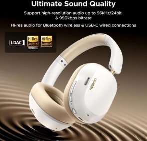 Навушники накладні UGREEN HP203 HiTune Max5С Hybrid ANC, White