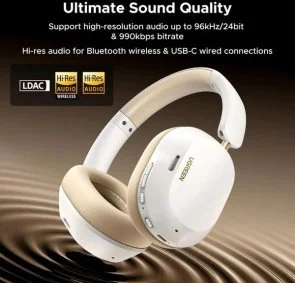 Фото: Навушники UGREEN HP203 HiTune Max5C Hybrid ANC White (35758) № 3 | KTC