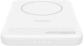 Батарея універсальна Belkin BoostCharge Slim 5000mAh 20W Qi2 15W with Kickstand White (BPD011HQWH)