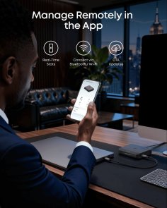 Зарядний пристрій Anker Charging Base for Anker Prime 150W Pogo pin Black (A1903G11)