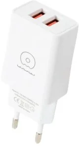 Фото: Зарядний пристрій WUW T55 3.1A White with AM / MicroUSB (6972573333974) № 2 | KTC