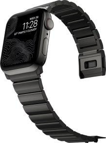 Ремінець Nomad for Apple Watch 46/49mm - Steel Graphite Hardware Graphite (NM1A41BXS0)