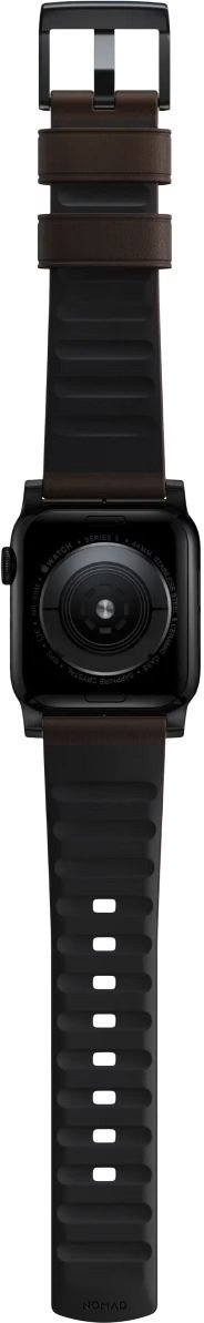 Ремінець Nomad for Apple Watch 46mm/49mm - Active Band Pro Black Hardware Classic Brown (NM1A4MBNW0)