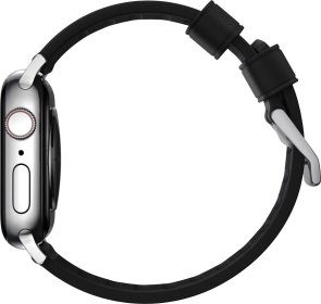 Ремінець Nomad for Apple Watch 46mm/49mm - Active Pro Silver Hardware Black (NM1A41SNW0)