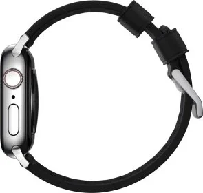 Фото: Ремінець Nomad for Apple Watch 46mm/49mm - Active Pro Silver Hardware Black (NM1A41SNW0) № 3 | KTC