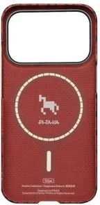 Фото: Чохол Pitaka for Apple iPhone 17 Pro - Edge Ultra-Slim Happiness Rides Maroon (HR1708P) № 4 | KTC