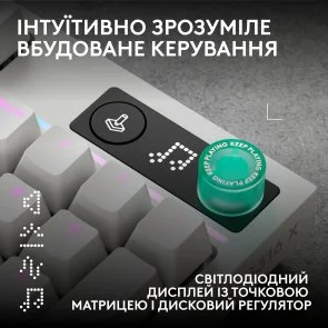 Фото: Клавіатура Logitech G316 X 98 Tactile ENG/UKR USB White (920-014231) № 5 | KTC