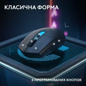 Фото: Миша Logitech G305 X SUPERLIGHT Wireless/BT Black (910-007739) № 7 | KTC