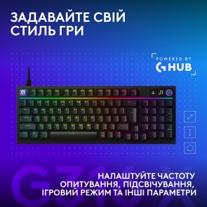 Клавіатура Logitech G316 X 98 Tactile ENG/UKR USB Black (920-014205)