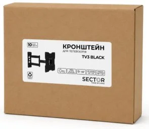 Фото: Кронштейн Sector TV3 Black № 3 | KTC