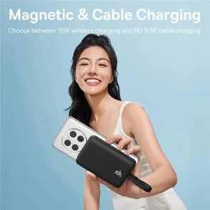 Батарея універсальна Baseus Magnetic Mini 30W 10000mAh Black (P1002210B113-00)
