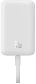 Фото: Батарея універсальна Baseus Magnetic Mini 30W 10000mAh White (P1002210B223-00) № 2 | KTC