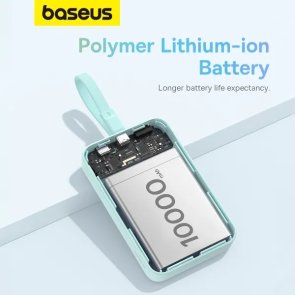 Батарея універсальна Baseus Magnetic Mini 30W 10000mAh Blue (P1002210B333-00)