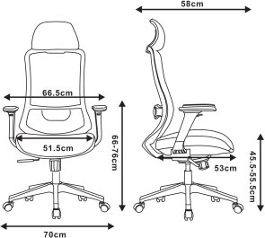 Крісло 2E Office OC150 Grey (2E-OC150-GREY)