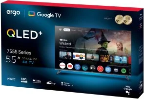 Фото: Телевізор QLED Ergo 55JUQ7555 (Google TV, Wi-Fi, 3840x2160) № 12 | KTC