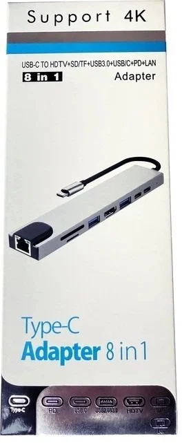 Фото: USB-хаб Dynamode 8in1 BYL-2017L № 5 | KTC