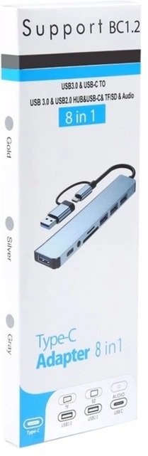 USB-хаб Dynamode 8in1 BYL-2218TU
