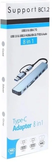 Фото: USB-хаб Dynamode 8in1 BYL-2218TU № 5 | KTC