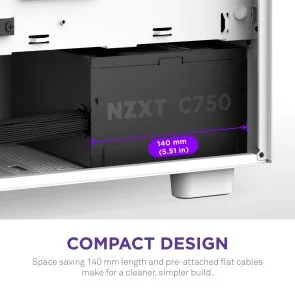 Фото: Блок живлення NZXT 750W C750 Bronze (PA-7B3BB-EU) № 6 | KTC