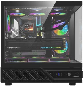 Корпус DARKFLASH DS950V Black with window (DS950V BLACK)