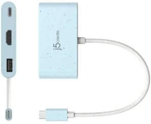 Фото: USB-хаб J5create 3in1 JCA379EC-N Fresh Cyan № 3 | KTC