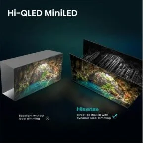 Фото: Телевізор ULED MiniLED Hisense 100U7SE (Smart TV, Wi-Fi, 3840x2160) № 4 | KTC