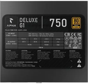 Фото: Блок живлення APNX 750W Deluxe G1 (APPG-D175FEC.X1) № 5 | KTC