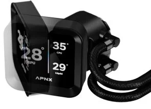 Фото: Система рідинного охолодження APNX LC1-D 360 Black (APLA-SV36117.11) № 9 | KTC