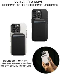 Фото: Чохол для пластикових карт Native Union for iPhone - Active Stand Magnetic Black (ACT-BLK-WAL) № 11 | KTC