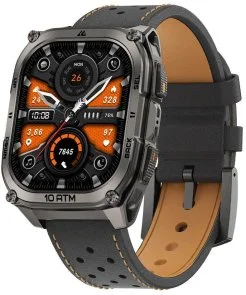 Фото: Ремінець KOSPET Premium Archlan Leather Strap 22mm Black (STRAP ARC PREMIUM BLACK) № 4 | KTC